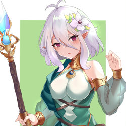 This is a pixiv picture whose title is 新妈.