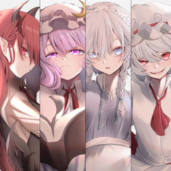 This is a pixiv picture whose title is 紅魔館メンバーその2.