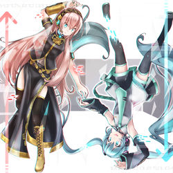 This is a pixiv picture whose title is 回る 世界に 酔う.