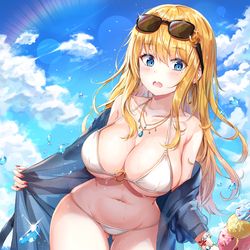 This is a pixiv picture whose title is 水着.