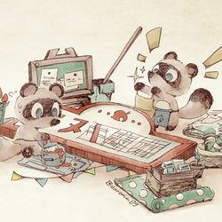 This is a pixiv picture whose title is お店改装中.