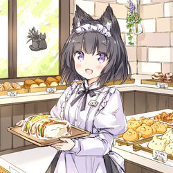 This is a pixiv picture whose title is 出来立てのサンドイッチはいかがですか？.