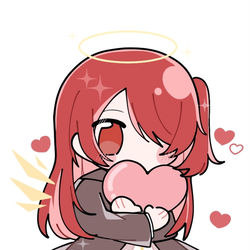 This is a pixiv picture whose title is 摸个小能.