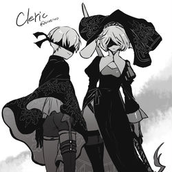 This is a pixiv picture whose title is 【ログ】2B9S④.