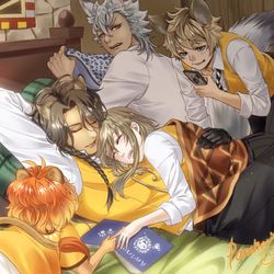 This is a pixiv picture whose title is 【twst】ノーマルCP妄想絵①.