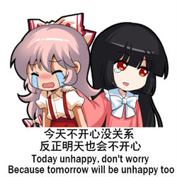This is a pixiv picture whose title is 东方Project-藤原妹红.