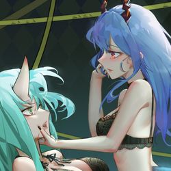This is a pixiv picture whose title is 一些些罗德岛.