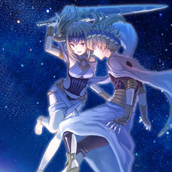 This is a pixiv picture whose title is サーヴァント・ディオスクロイ.
