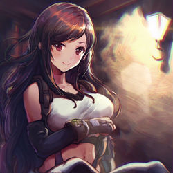 This is a pixiv picture whose title is ティファちゃん.