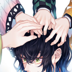 This is a pixiv picture whose title is 嘴平伊之助生誕祭.