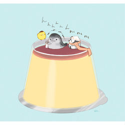 This is a pixiv picture whose title is プッチンあざらし.