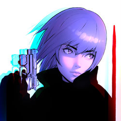 This is a pixiv picture whose title is 攻殻機動隊SAC_2045 キャラクターアート.