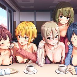 This is a pixiv picture whose title is 胸元がばがばLiPPS.