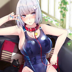 This is a pixiv picture whose title is 競泳水着.