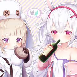 This is a pixiv picture whose title is うささけコンビ.