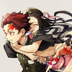 This is a pixiv picture whose title is 鬼.