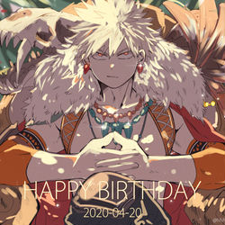 This is a pixiv picture whose title is HAPPY BIRTHDAY.