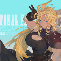 This is a pixiv picture whose title is Cloud Strife.