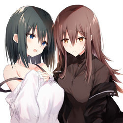 This is a pixiv picture whose title is 百合とか.