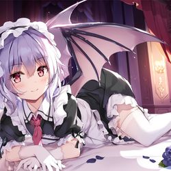 This is a pixiv picture whose title is ご奉仕レミリア2.