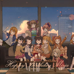 This is a pixiv picture whose title is みりあ誕生日！.