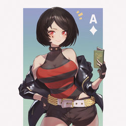 This is a pixiv picture whose title is 세미와 매직큐브.