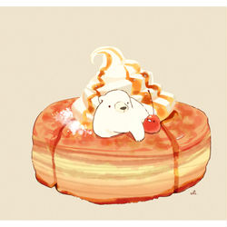 This is a pixiv picture whose title is しろくまノワール.