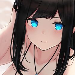 This is a pixiv picture whose title is 濡れおっぱい.
