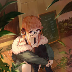 This is a pixiv picture whose title is ◑.