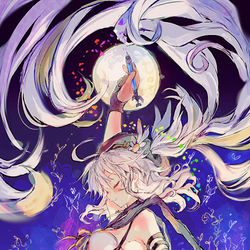 This is a pixiv picture whose title is 色彩奏者.