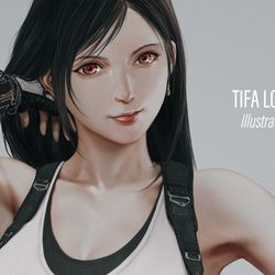 This is a pixiv picture whose title is Tifa Lockheart  ( Remake ).