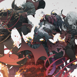 This is a pixiv picture whose title is 最後の踊り.