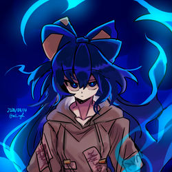 This is a pixiv picture whose title is 紫苑ちゃん.