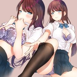 This is a pixiv picture whose title is いつも僕のことをいじってくる先輩がこんなに可愛い.