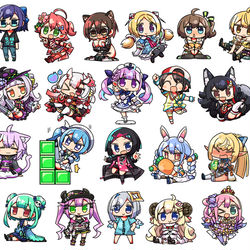 This is a pixiv picture whose title is ホロライブまとめ.