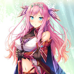 This is a pixiv picture whose title is エルフ剣士.
