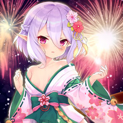 This is a pixiv picture whose title is コッコロ（ニューイヤー）.