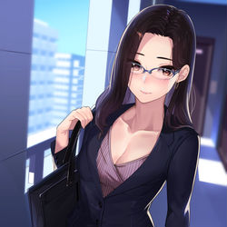This is a pixiv picture whose title is 朝会う隣人.