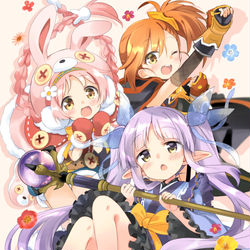 This is a pixiv picture whose title is リトルリリカル☆全員集合！.