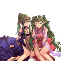 This is a pixiv picture whose title is FE30TH：ふたりのマムクート.