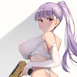 This is a pixiv picture whose title is //ω//.