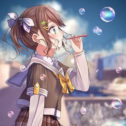 This is a pixiv picture whose title is シャボン玉.