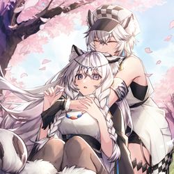 This is a pixiv picture whose title is 🌸🌸.