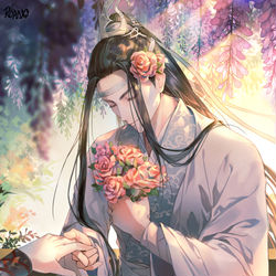 This is a pixiv picture whose title is 魔道祖师.