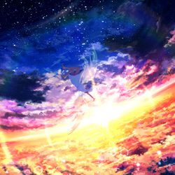 This is a pixiv picture whose title is アスノヨゾラ哨戒班.