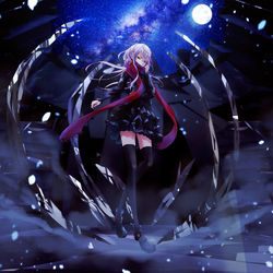 This is a pixiv picture whose title is The Everlasting Guilty Crown.