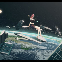 This is a pixiv picture whose title is 「随分と汚したものね。」.