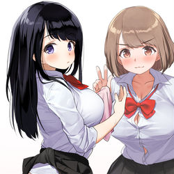 This is a pixiv picture whose title is スカート巻き込んでおしり丸見えな子.