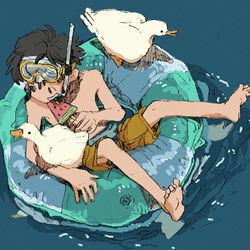 This is a pixiv picture whose title is 無題.