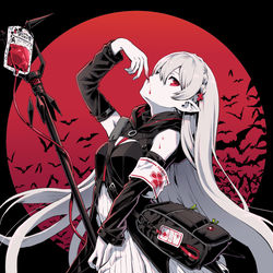 This is a pixiv picture whose title is ワルファリン.